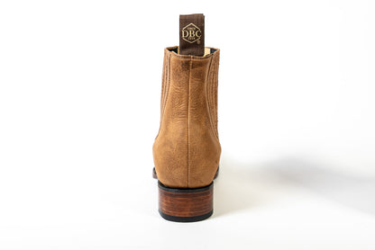 BOTIN CHARRO MARLBORO CAMEL 100% CUERO