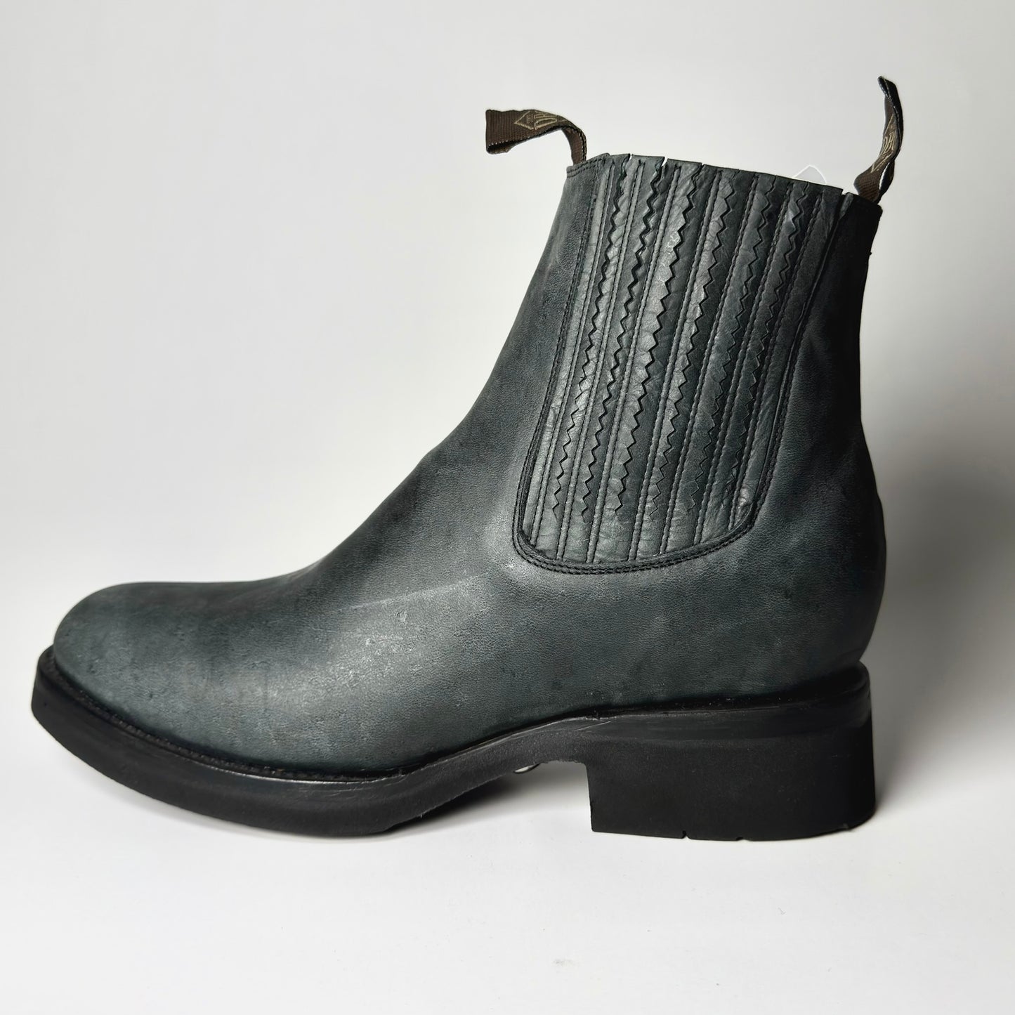 BOTIN CHARRO MARLBORO GRIS SUELA POLIURETANO (CORCHO)